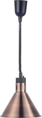 Image du produit Gastro Hero Lampe chauffante réglable en hauteur, cuivre