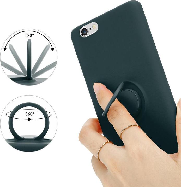 Productafbeelding Cadorabo TPU Vloeibare Ring Silicone Hoesje (Apple iPhone 6)