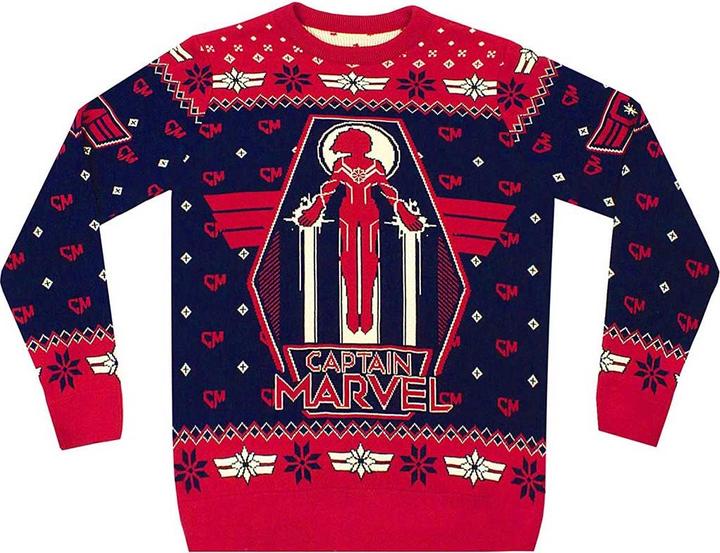 Captain Marvel Premium Pullover Weihnachtliches Design
