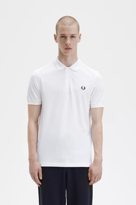 Immagine prodotto Fred Perry Polo a tinta unita bianca (XL)