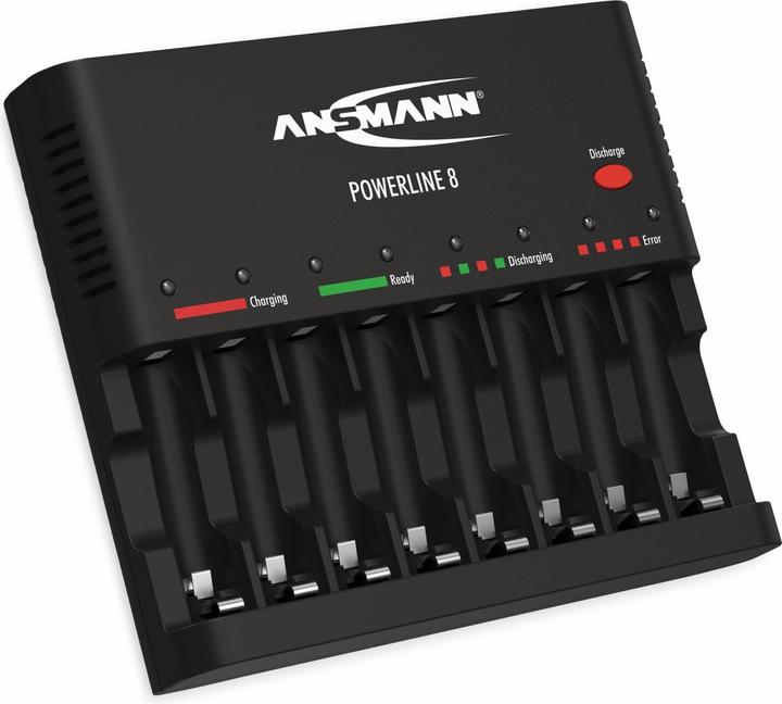 Ansmann Powerline 8 (1 Stk., AAA, AA, Ladegerät ohne Akku)