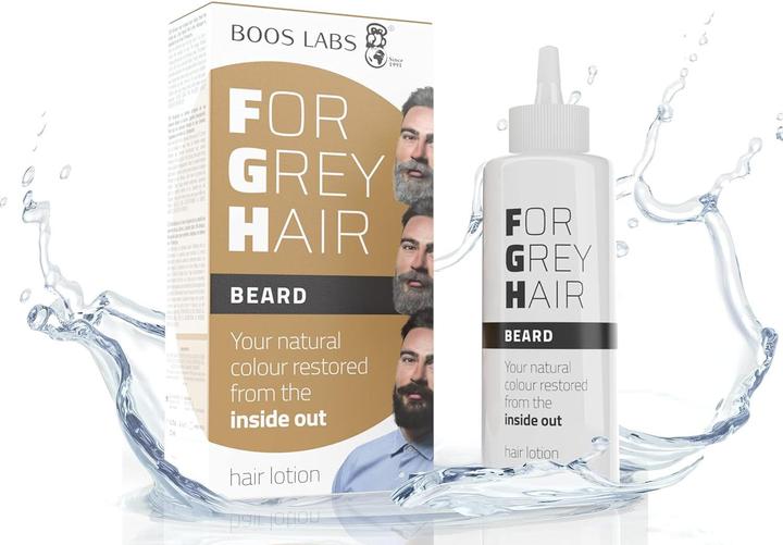 Boos Labs Enzymatisches Bartpflegeprodukt gegen graue Haare