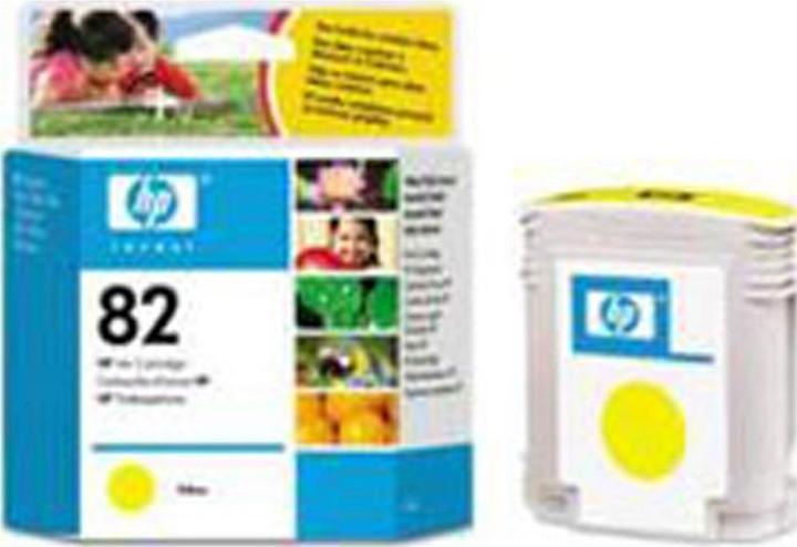 Actual product image HP 82 (Y)