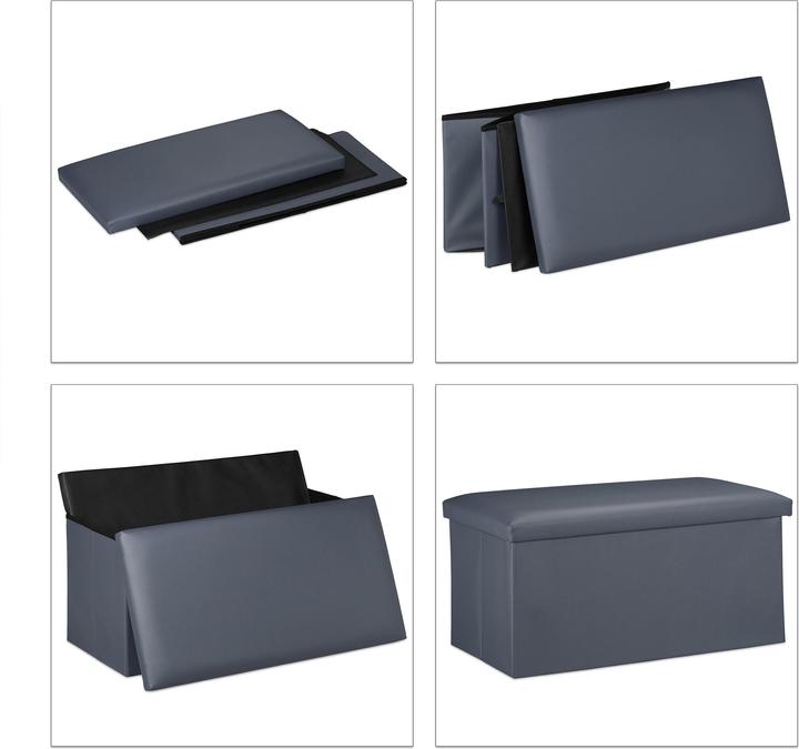 Actual product image Relaxdays Storage Bench (76.50 cm)
