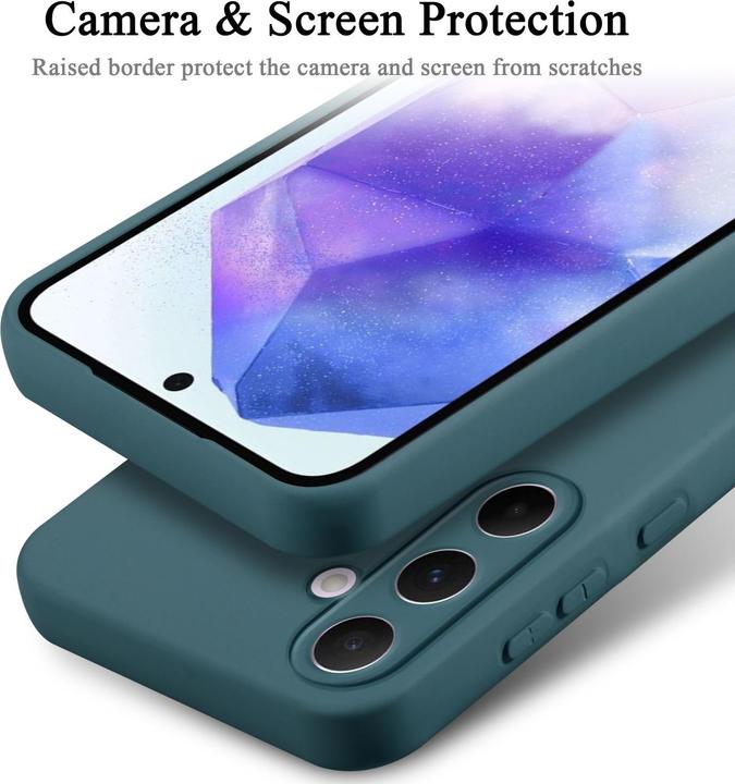 Produktbild Cadorabo Hülle für Samsung Galaxy A55 TPU im Liquid Schutz Silikon Design (Samsung Galaxy A55)