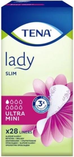 Produktbild Tena Lady Slim Ultra Mini Anatomische Einlegesohlen - 28 Stück (28 x, Mini)