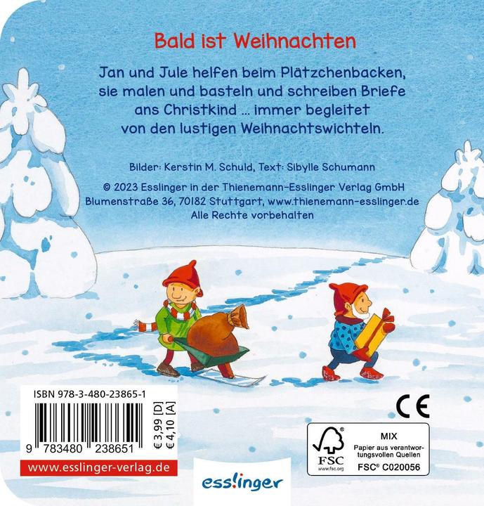 Produktbild Wichtelige Weihnachten (Deutsch, Sibylle Schumann, Kerstin M. Schuld, 2023)