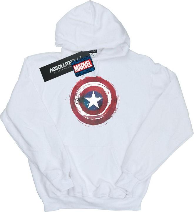 Produktbild Captain America Splatter Shield Kapuzenpullover (XXL)