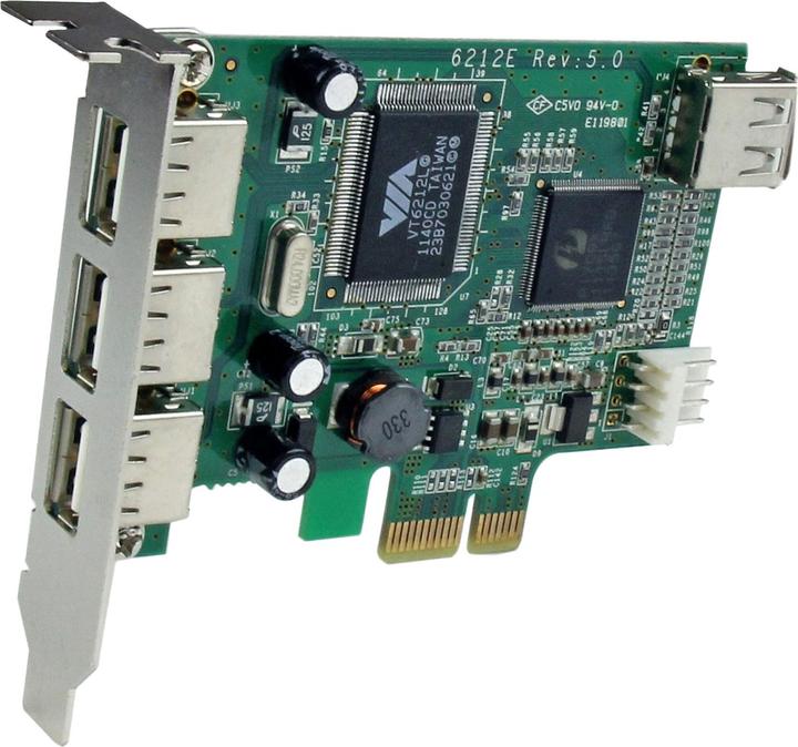 Actual product image StarTech 4 Port PCIe USB 2.0 Card