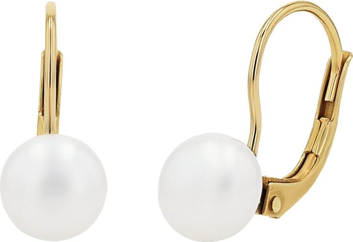 Produktbild zz_ArchivedByPCD_Amor Schmuck_zu_Amor Amor Ohrschmuck für Damen, Gold 375, Süsswasserzuchtperle (9 ct, Gold 375)