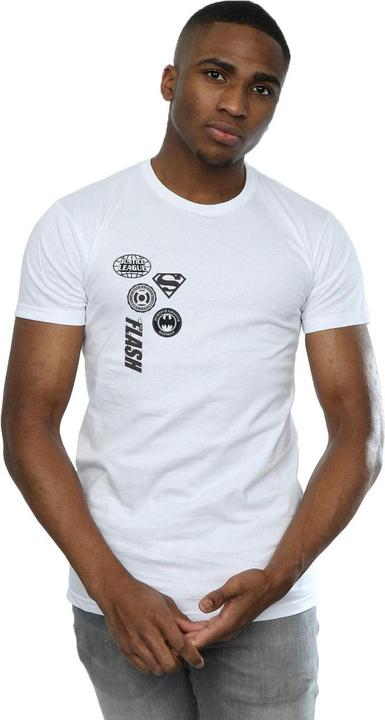 Image du produit - T-shirt JUSTICE LEAGUE ICONS CLUSTER - Homme (3XL)