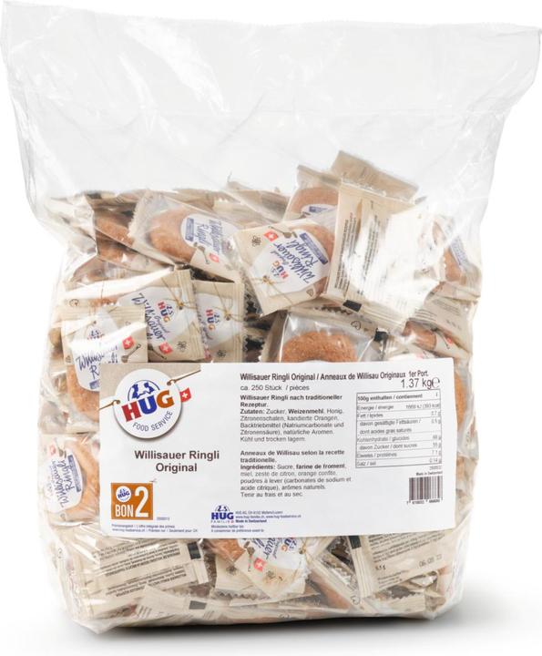 HUG Anneaux originaux de Willisau (250 pcs, 1375 g)