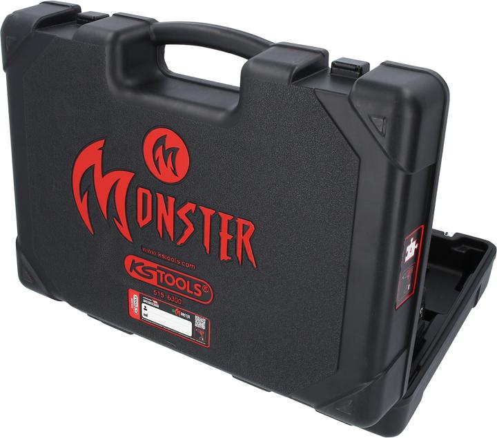Produktbild KS Tools eMONSTER Brushless-Akku-Schlag-Bohr-Schrauber-Satz, 4-tlg | 18 Volt, 2 Akkus und Ladegerät (Akkubetrieb)