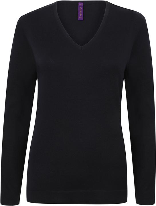 Produktbild Henbury Feinstrickpullover Mit Vausschnitt (L)