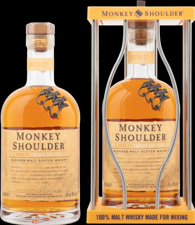 Immagine prodotto William Grant & Sons Monkey Shoulder Batch 27 (Malto miscelato, Whisky scozzese, 1 x 70 cl)