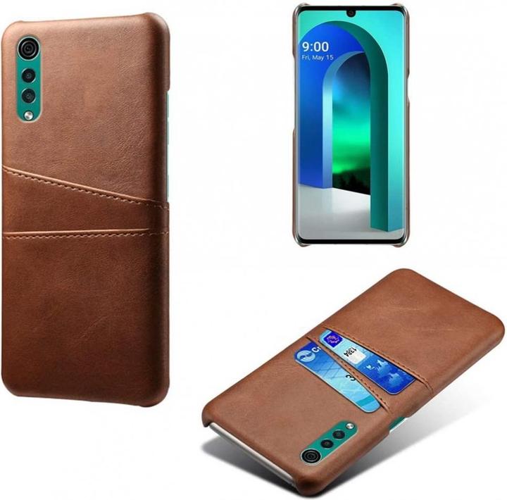Actual product image Screenguard LG Velvet CardCaddy Leather Backcase with Card Pockets (LG Velvet)