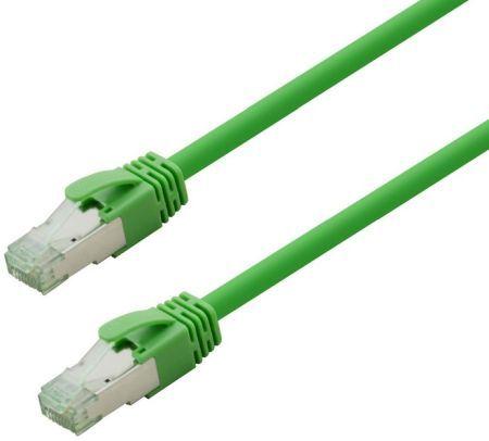 Immagine prodotto Nambo Cavo patch S/FTP Cat 6a di alta qualità T138 GHMT (ISO/IEC) verde 0,5m (UTP, CAT6a, 0.50 m)