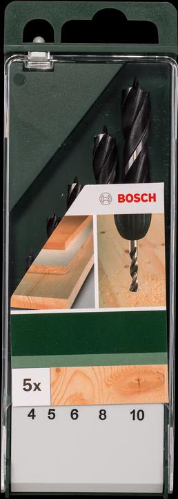 Immagine prodotto Bosch Zubehör Set di 5 punte per legno 4.0 5.0 6.0 8.0 10.0 mm (4 mm, 5 mm, 6 mm, 8 mm, 10 mm)