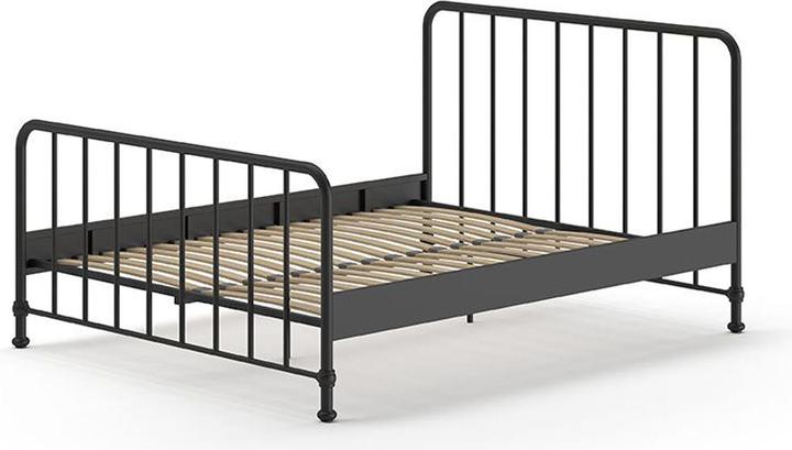 Image du produit Vipack Bronxx Lit Noir Mat 160X200Cm (160 x 200 cm)