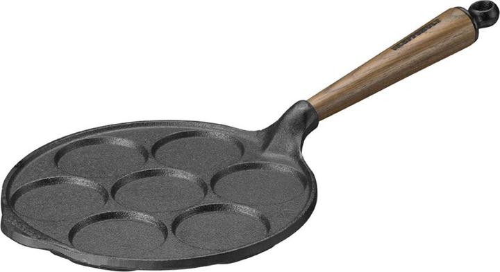 Actual product image Skeppshult Cast Iron Pancake Pan Walnut (24 cm, Pan set + pot set, Cast iron)