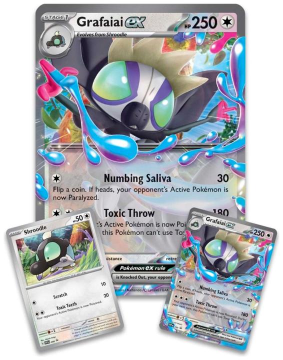 Image du produit Pokémon TCG - Grafaiai ex Box (Anglais, Coffret & Collection)
