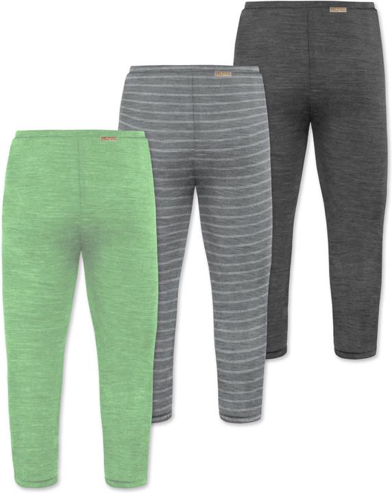 Produktbild Normani 3er Pack Baby Merino Unterhose mit Füssen - 9543 (80)