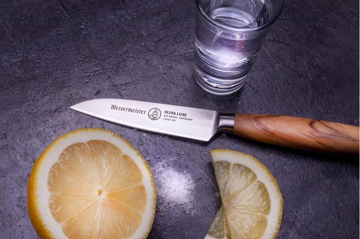 Produktbild Messermeister Schälmesser Oliva Luxe 9 cm, Nature/Silber (9 cm)