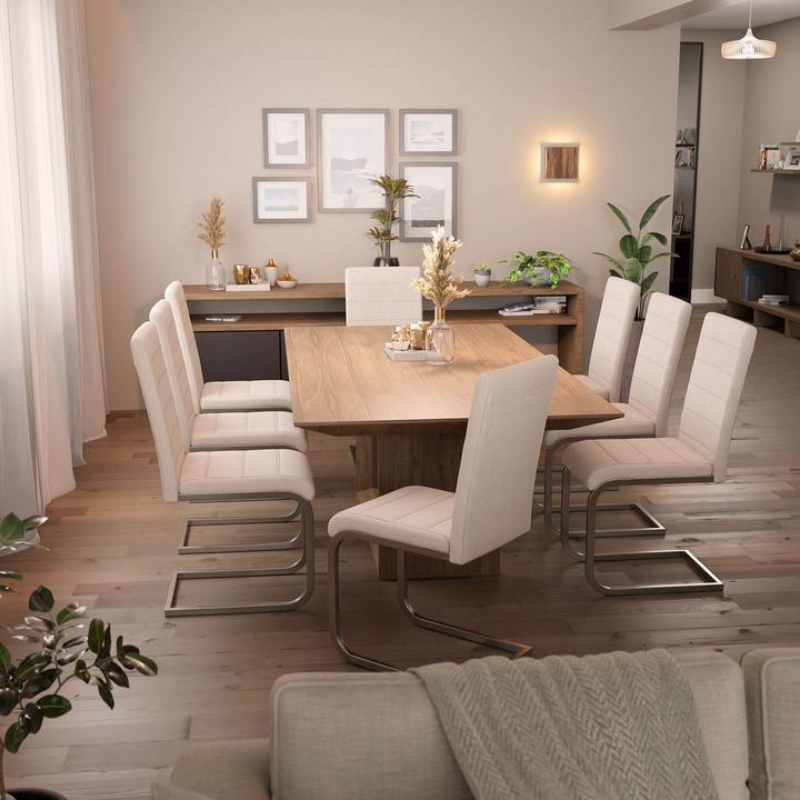 Actual product image Juskys Vegas cantilever chair