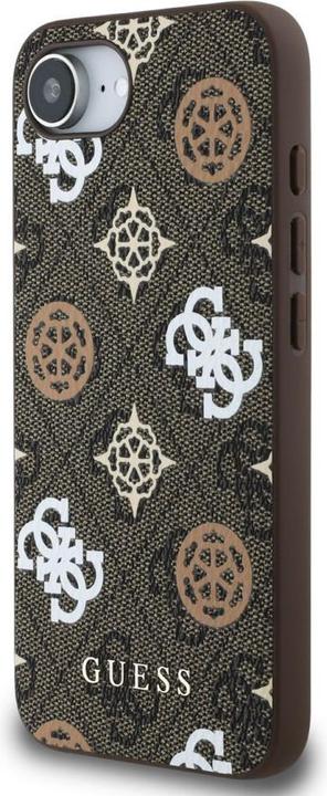 Produktbild Guess 4G Peony Pattern Case für Apple iPhone SE (2024) - brown (Apple iPhone 16e)