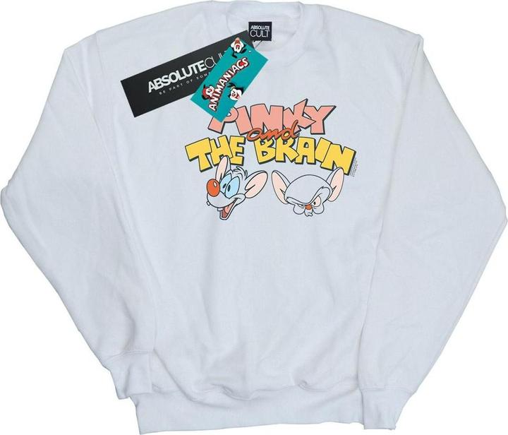 Universal Textiles Pinky And The Brain Heads Sweatshirt (S)