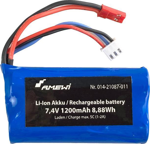 Actual product image Amewi RC Battery Li-Ion 1200 mAh 7.4 V (7.40 V, 1200 mAh)