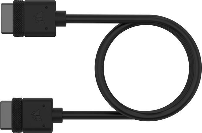 Actual product image Corsair iCUE LINK Cable, 1x 600mm with Straight connectors, Black