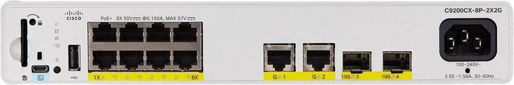 Immagine prodotto Cisco SWITCH COMPATTO CATALYST 9000 8 PORTE POE+ 240W ADV (8 Porti)