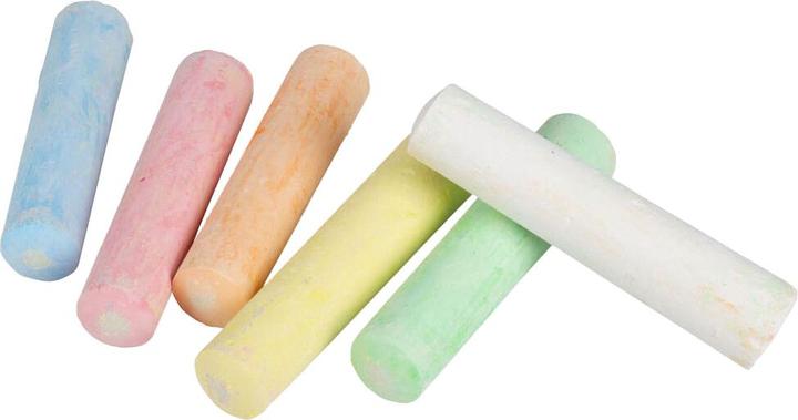 Produktbild Champ Jumbo Strassenkreide, 54 Stück (Weiss, Gelb, Blau, Orange und Grün, Rot, 54 x)