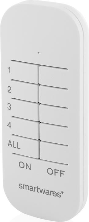 Produktbild Smartwares 4- Kanal-Fernbedienung (Gerätespezifische Fernbedienung, Radio Frequency (RF))