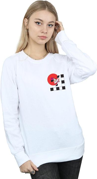 Actual product image Disney Womens/Ladies Minnie Mouse Karate Kick Sweatshirt (XXL)