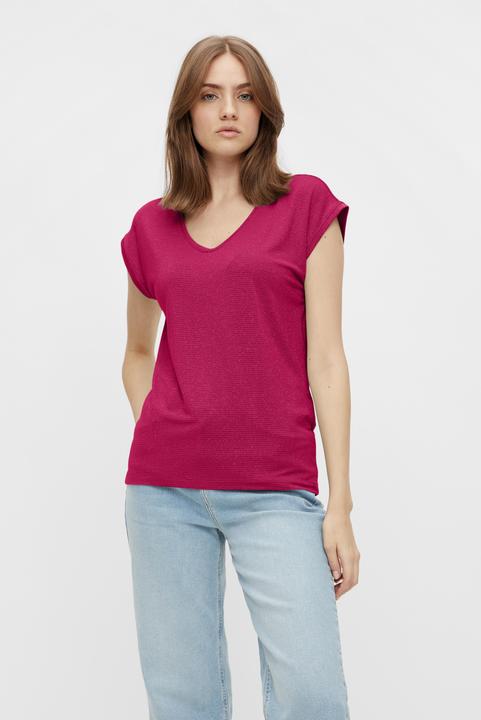 Actual product image Pieces Pcbillo Tee Lurex Stripes Noos Bc (XXL)
