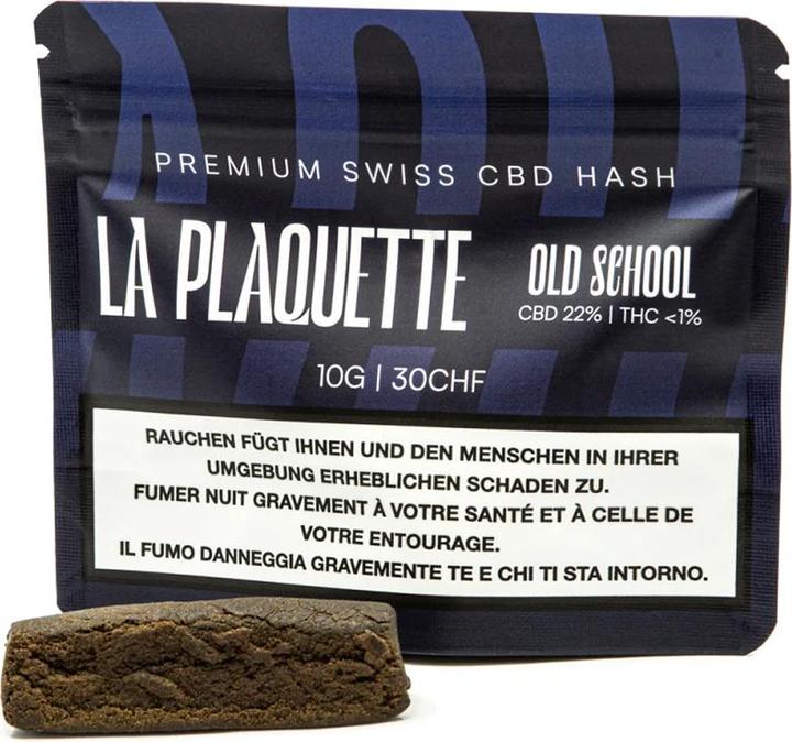 Actual product image La Plaquette CBD Hash - Old School (10 g)