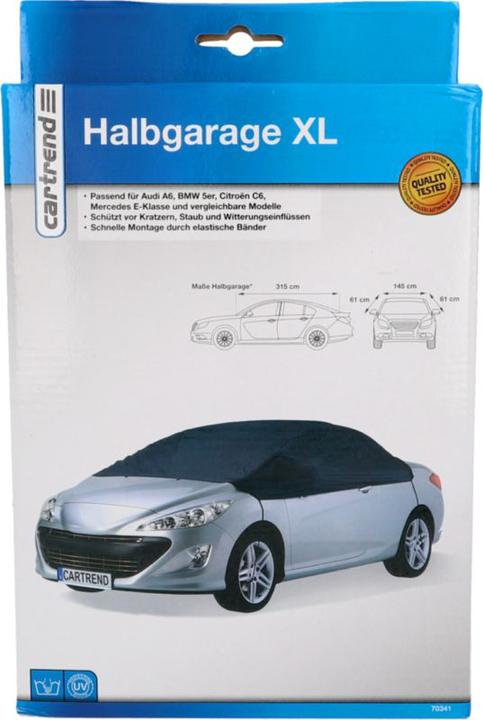 Immagine prodotto Cartrend Telo copriauto parziale L x A 315 145 61 cm Adatto per