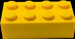 Produktbild LEGO 2x4 Steine Hochsteine Gelb - Classic, Basic, City - Yellow Bricks 3001 NEU! Menge 100x (3001)