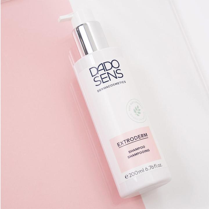 Actual product image Dado Sens EXTRODERM Shampoo - Dry & sensitive scalp (200 ml, Liquid shampoo)