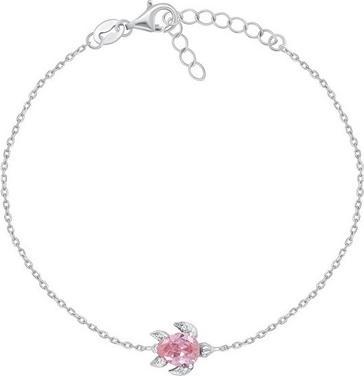 Actual product image Brilio Silver - Charming silver turtle bracelet BRC122WP