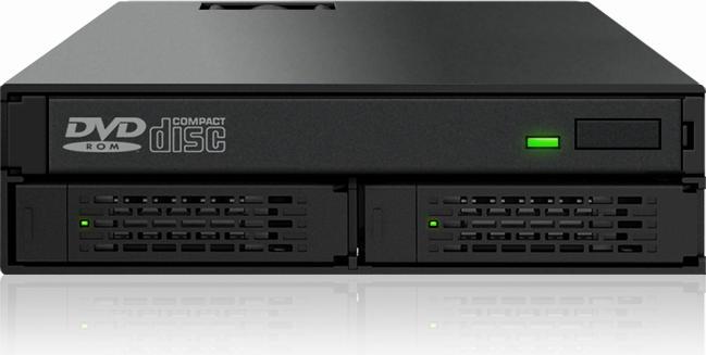 Immagine prodotto Icy Dock MB994IPO-3SB 2-Bay 2.5" Backplane, Slim ODD 5.2