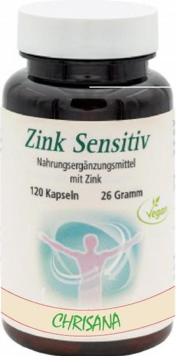 Chrisana Zink Sensitiv Kapseln (120 Stk) (120 Stück, Kapseln, 160 g)