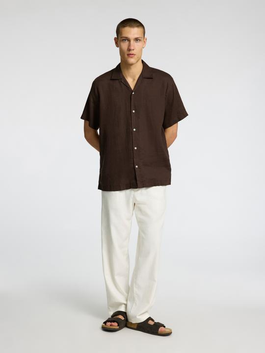 Image du produit Selected Homme 100% Leinen Kurzarmhemd (M)