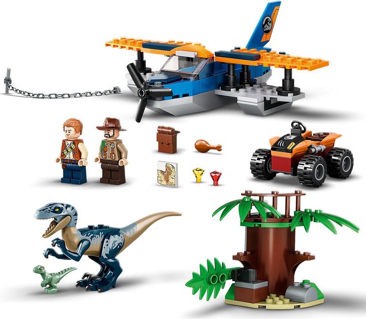 Image du produit LEGO Vélociraptor : mission de sauvetage avec le biplan (75942, LEGO Jurassic World)