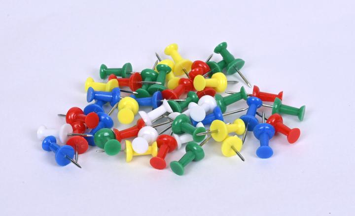 Actual product image Legamaster Pin Pin White, 50 Piece (200 Piece, 80 mm)