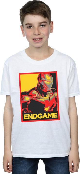 Image du produit Boys Avengers Endgame Iron Man Poster T-Shirt (152, 158)