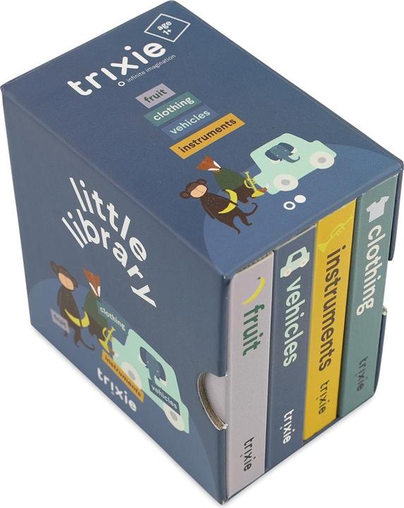 Produktbild Trixie Baby Kartonbücher Kleidung, Obst, Fahrzeuge & Instrumente