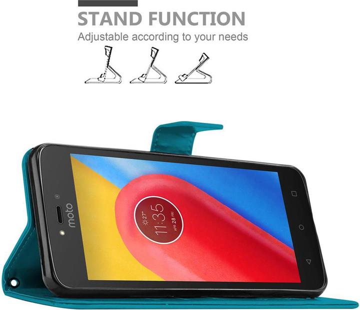 Image du produit Cadorabo Couverture du livre de fleurs (Motorola Moto C)